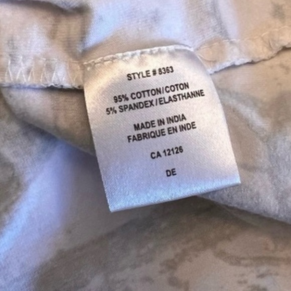 Juli-Women’s Graphic Top-Size L Cotton-Long Sleeved-Venice Print~Black & White - Picture 6 of 6